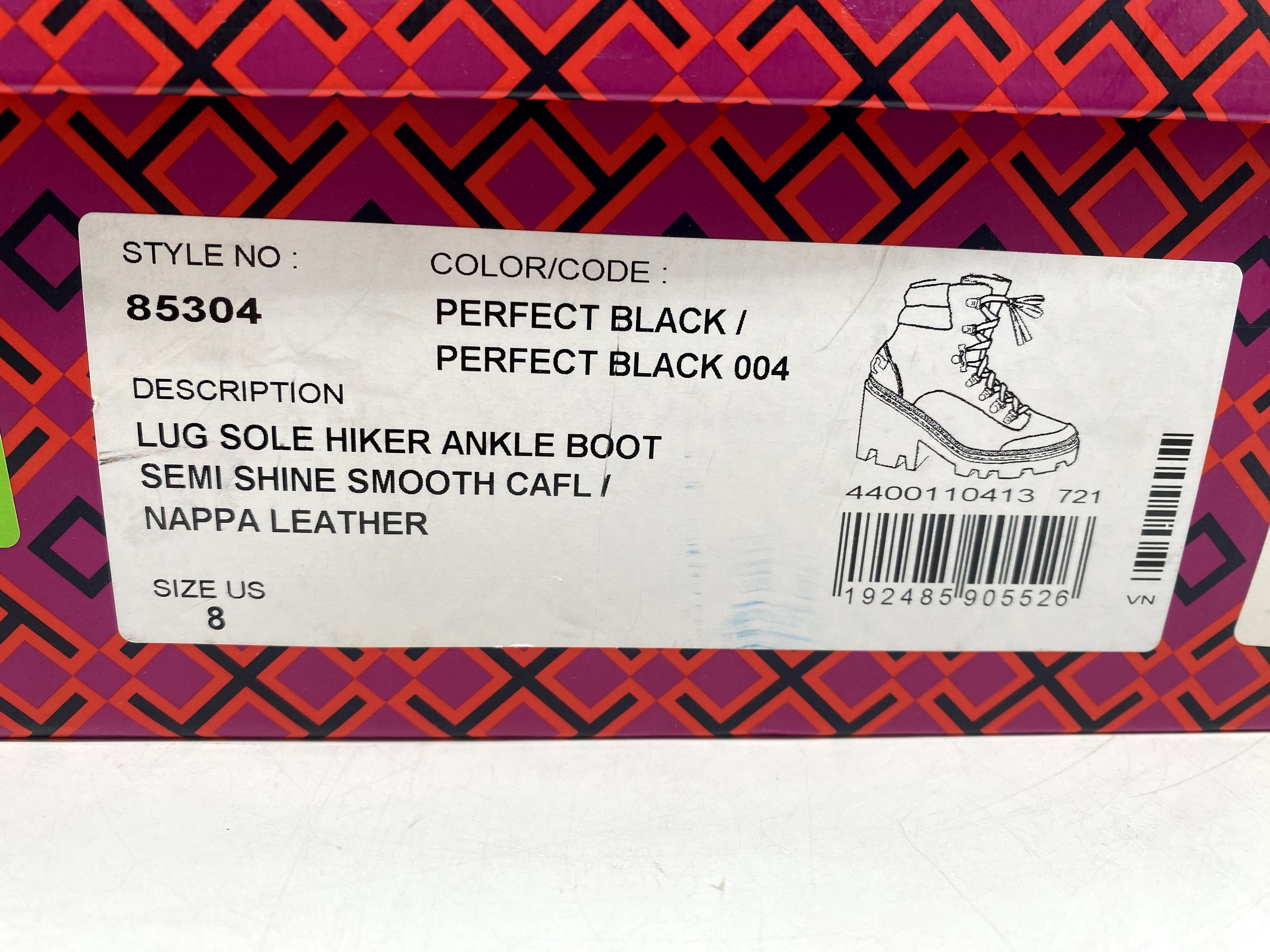 Tory Burch Botki Lug Sole Hiker Ankle Boot 85304 rozmiar 40