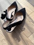 Buty 36 damskie czarne obcas włoskie okazja