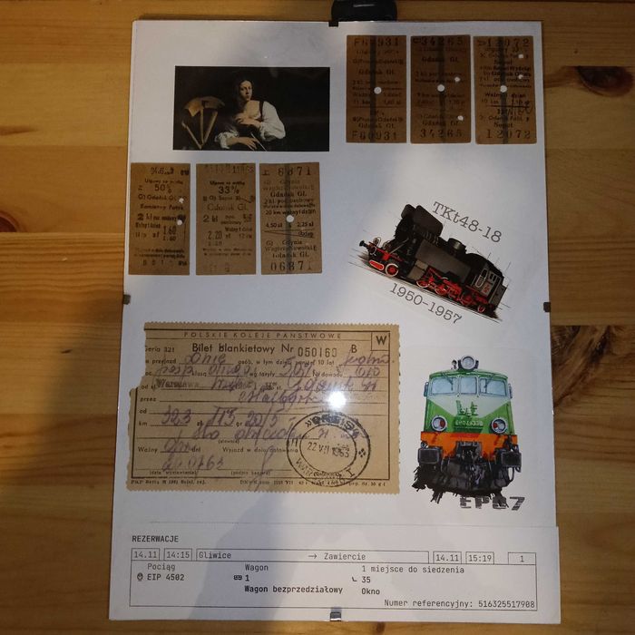 Ozdoba kolejowa Rezerwacja