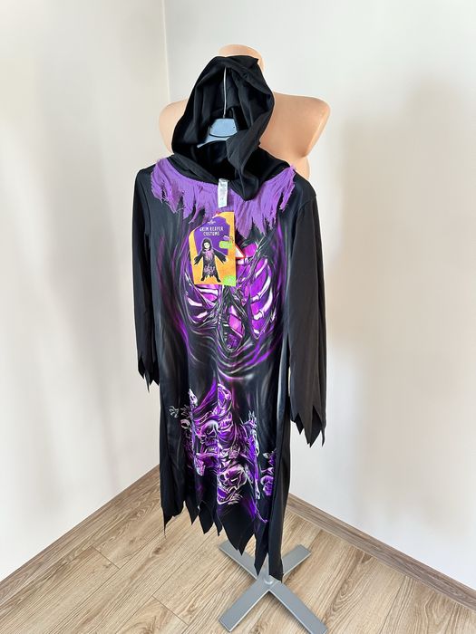 Nowy strój przebranie na halloween zjawa Morrisons rozmiar 134-140 cm