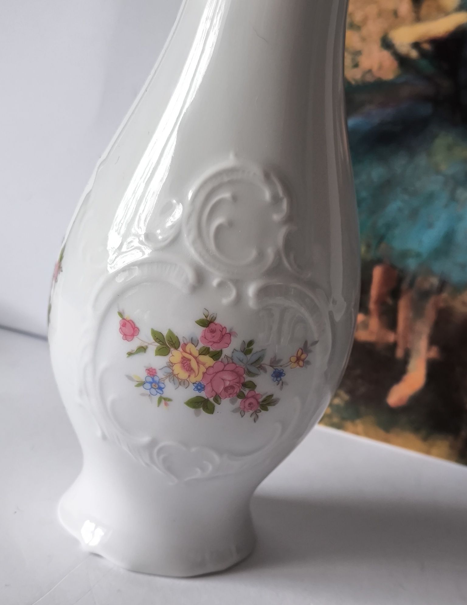 Wazon Bogucice piękna stara porcelana 30 cm