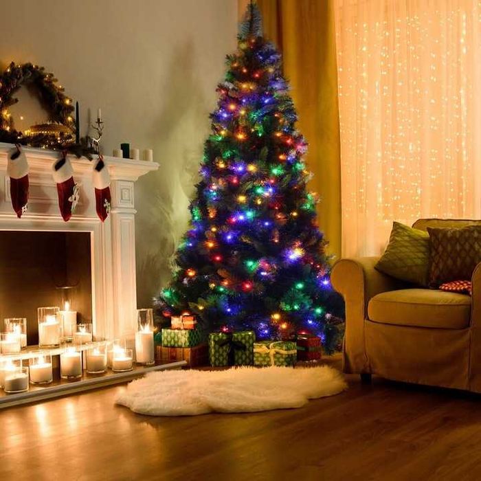 Lampki Choinkowe 300 LED Kolorowe Programator Wewnętrzne/Zewnętrzne