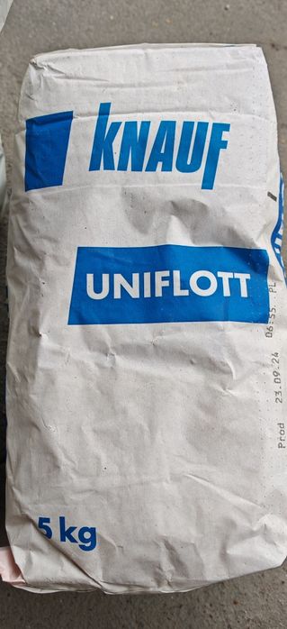 Knauf uniflott w workach po 5kg, mam 10kg