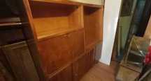 Drewniany kredens z lat 50 (orzech)