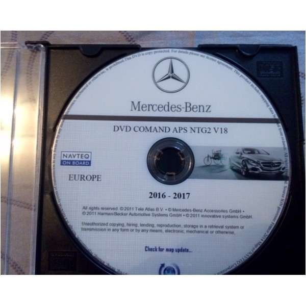 DVD / CD Mercedes - Atualização GPS / Navegação