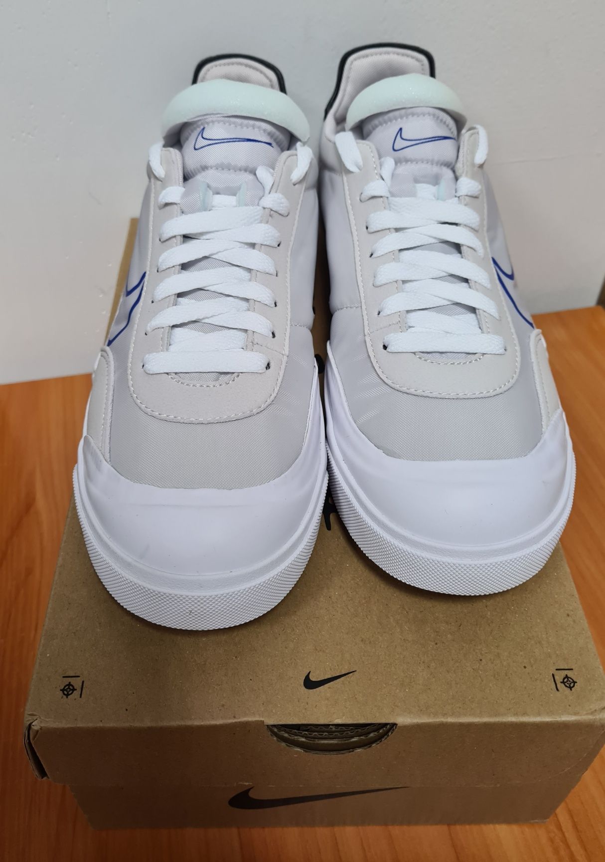 Nowe Nike Drop-Type 40,5 białe trampki sportowe