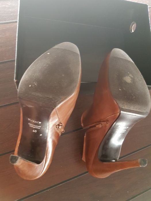 Wiosna!Piękne botki carmel r. 40
