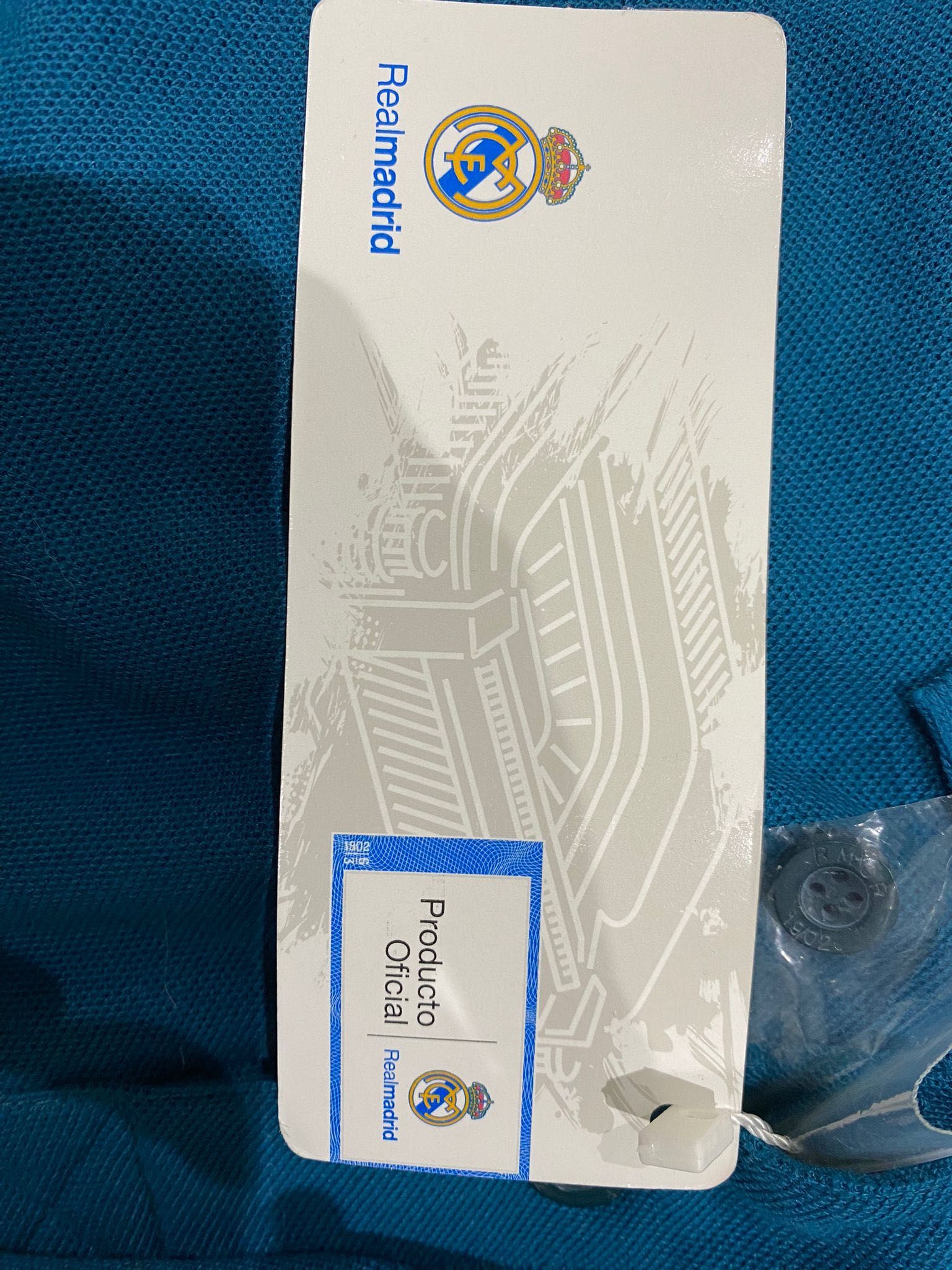 Real Madrid Pólo - Azul Petróleo XL
