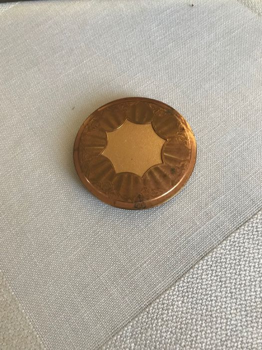 Caixa pó arroz antiga