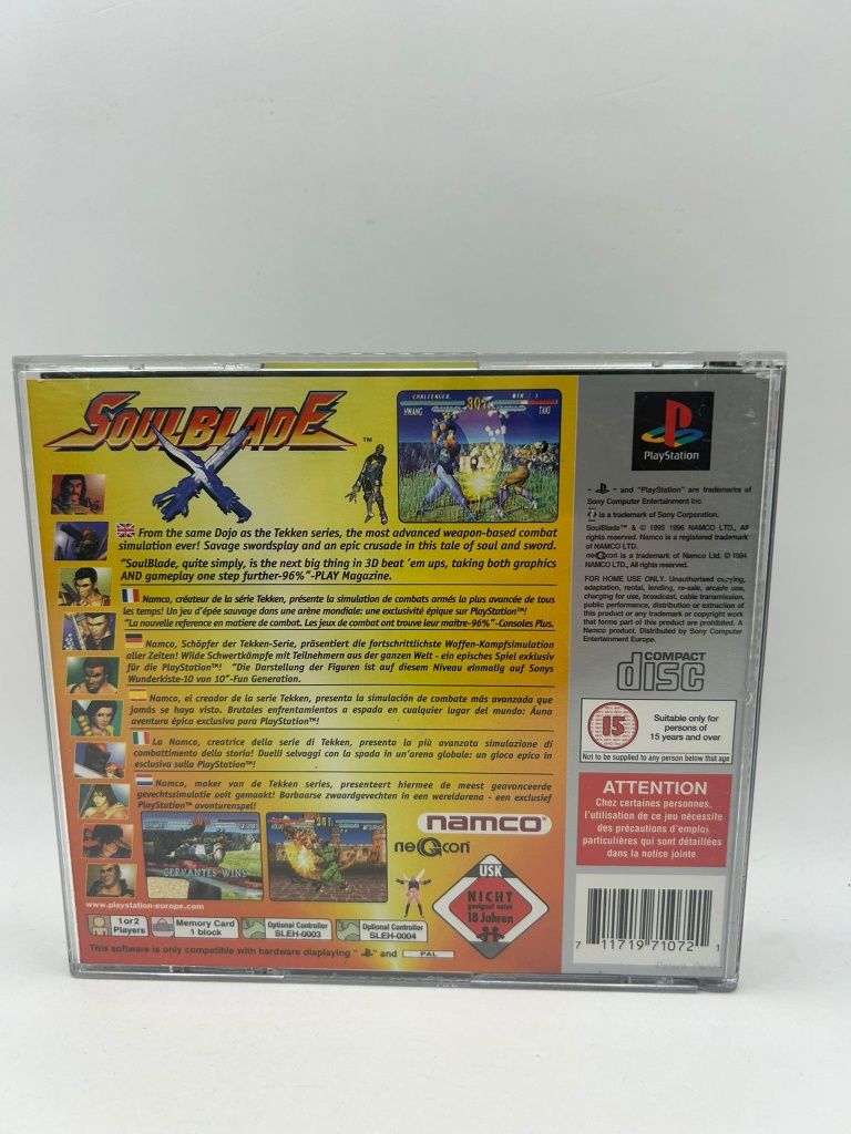 Soulblade 3xA Ps1 nr 5591
