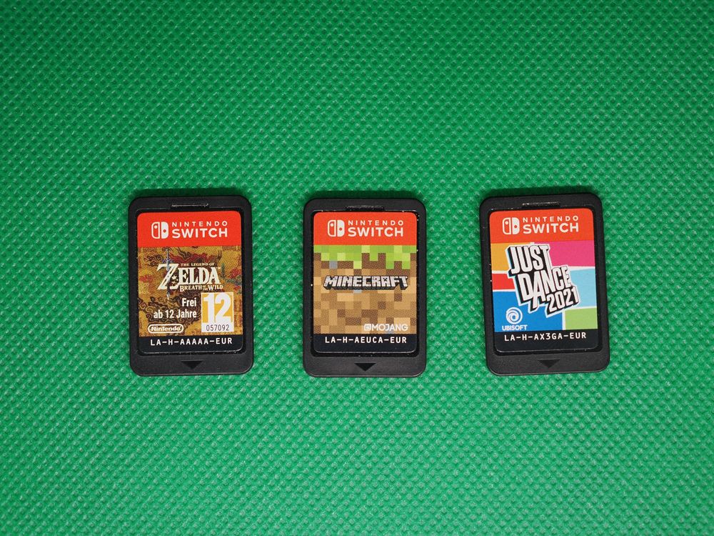 Nintendo switch minecraft, Zelda breath of the wild, djust dance 2021