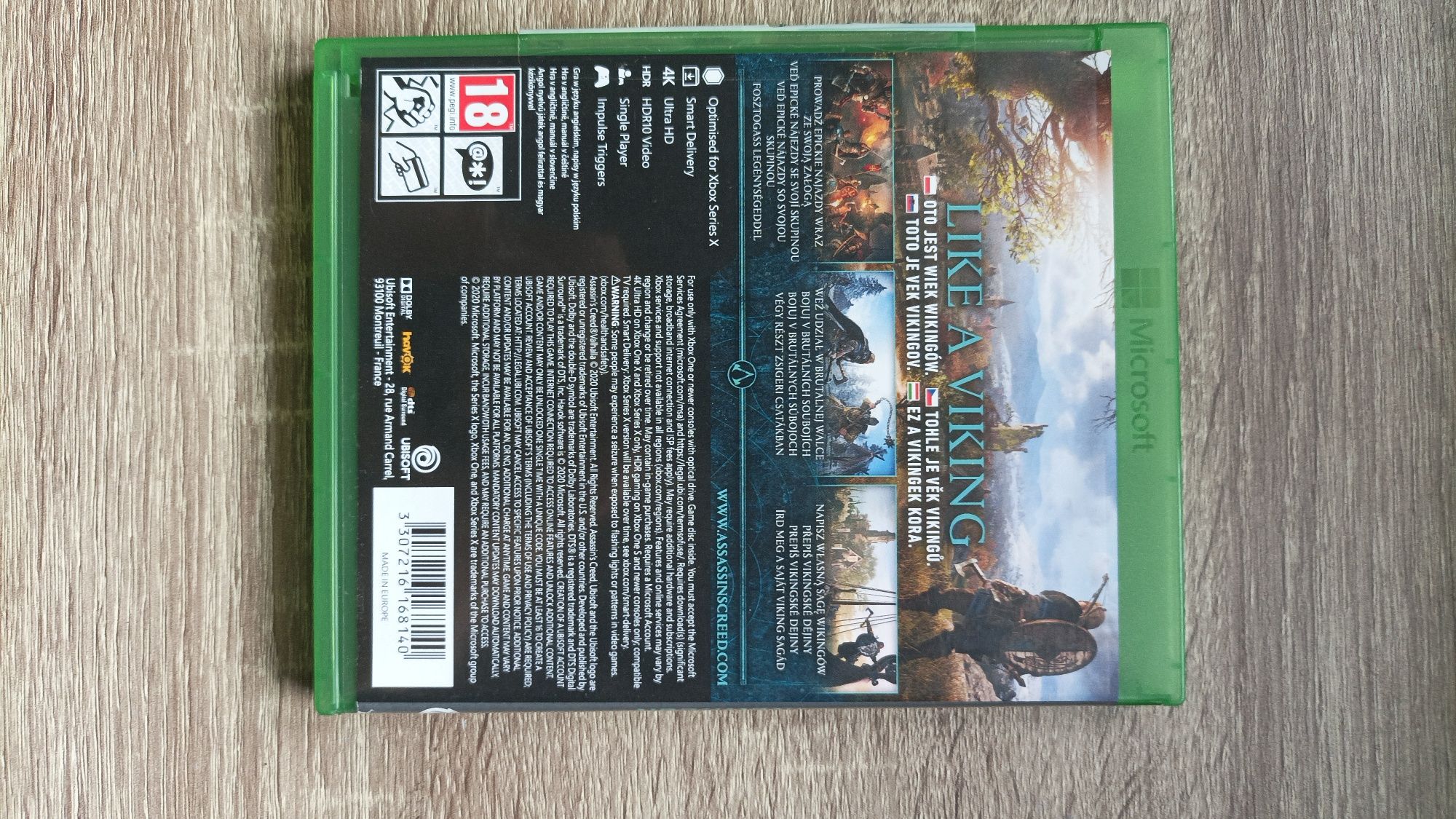 Assassin's Creed Valhalla na Xbox one/series