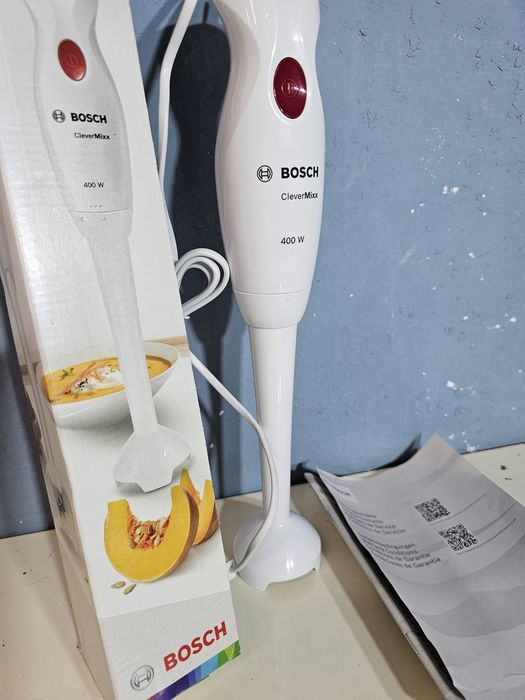 Nowy Blender ręczny CleverMixx 400 W Biały bosch