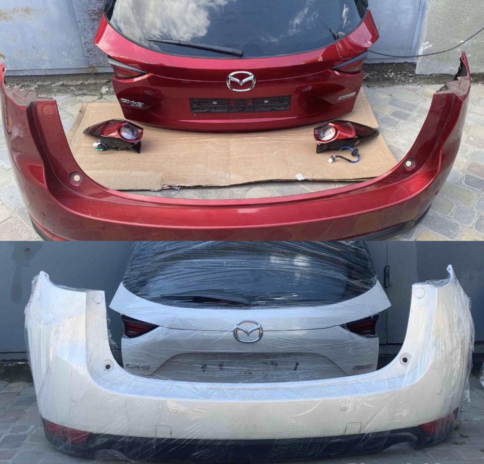 Mazda cx5 6 3 розборка Ляда 25D 42M бампер кришка багажника