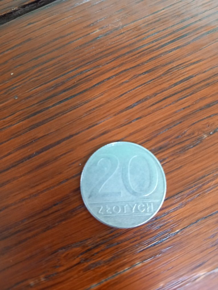 Moneta 20 zł.z roku 1989