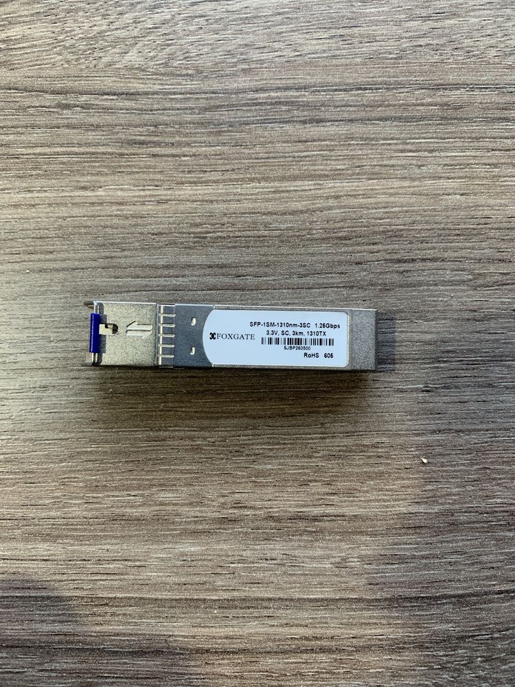 Модуль FOXGATE SFP-1SM-1310nm-3SC 1.25Gbps