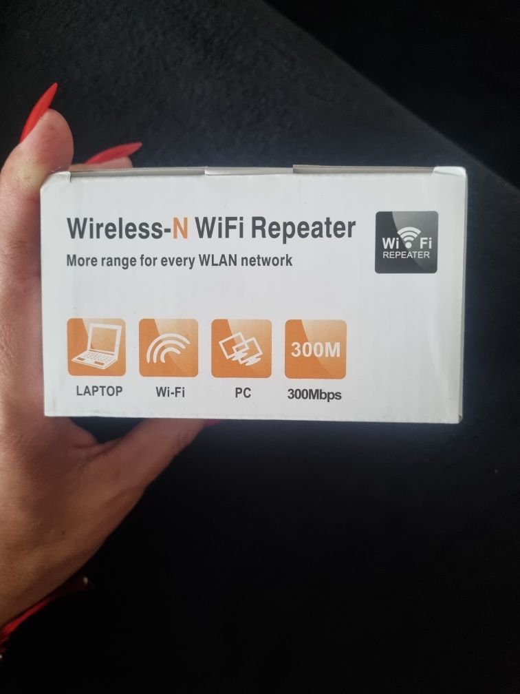 Wzmacniacz sygnału wifi repeater 2,4 GHz nowy