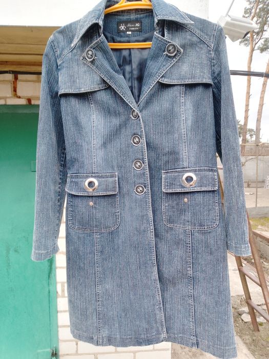 Піджак джинсовий,френч