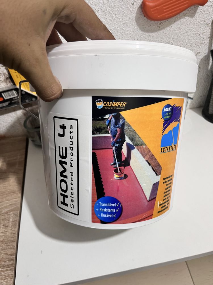 Casimper pele elástica telha