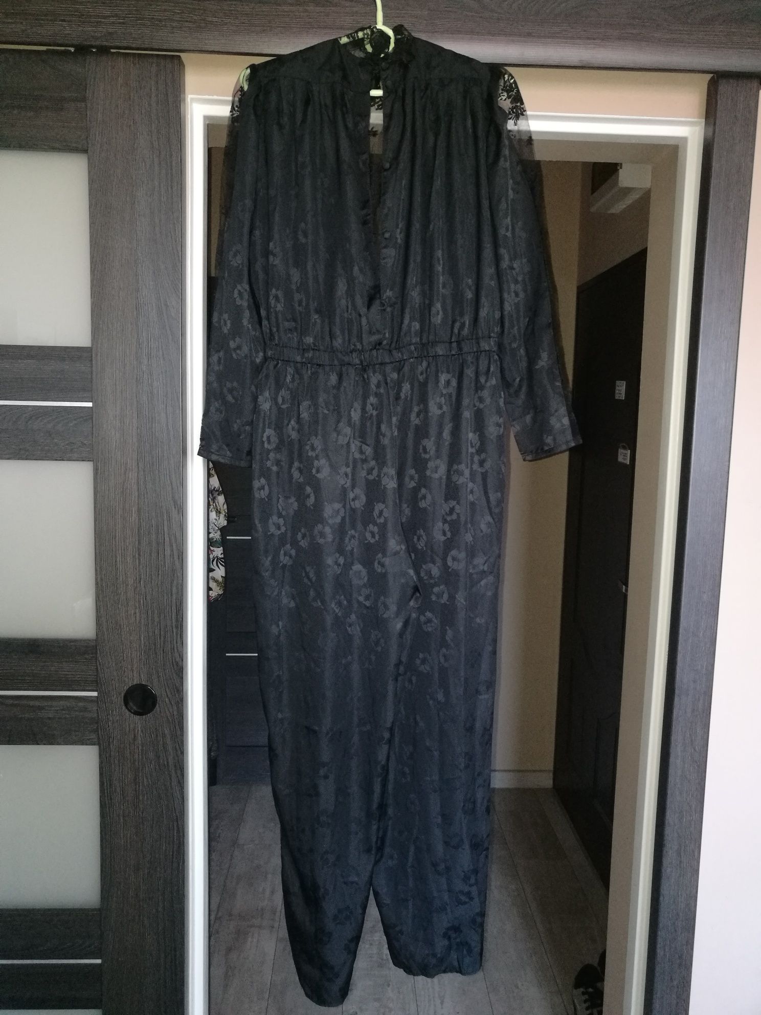 Kombinezon Creation Mademoiselle czarny z koronką rozm. 38