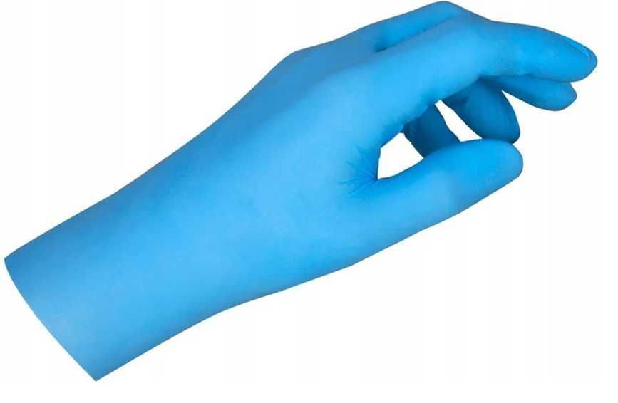 Rękawice diagnostyczne nitrylowe bezpudrowe nieb. op 100 szt, rozm L