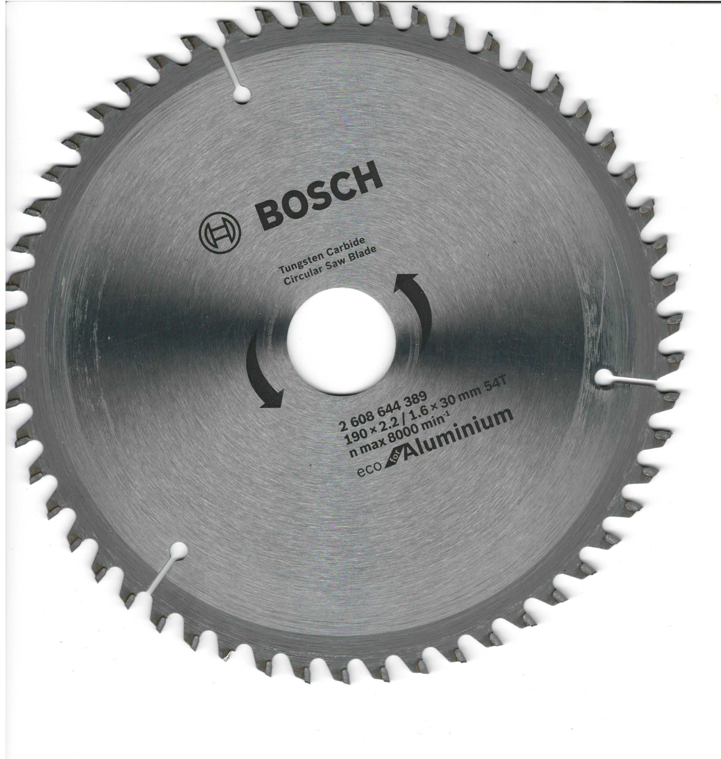 Продам пильный диск по Алюминию BOSCH 190x2.2/1.6x30 54T, RPM 8000