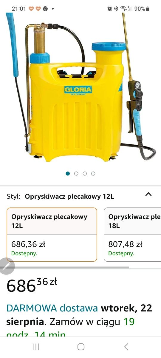 Opryskiwacz Gloria