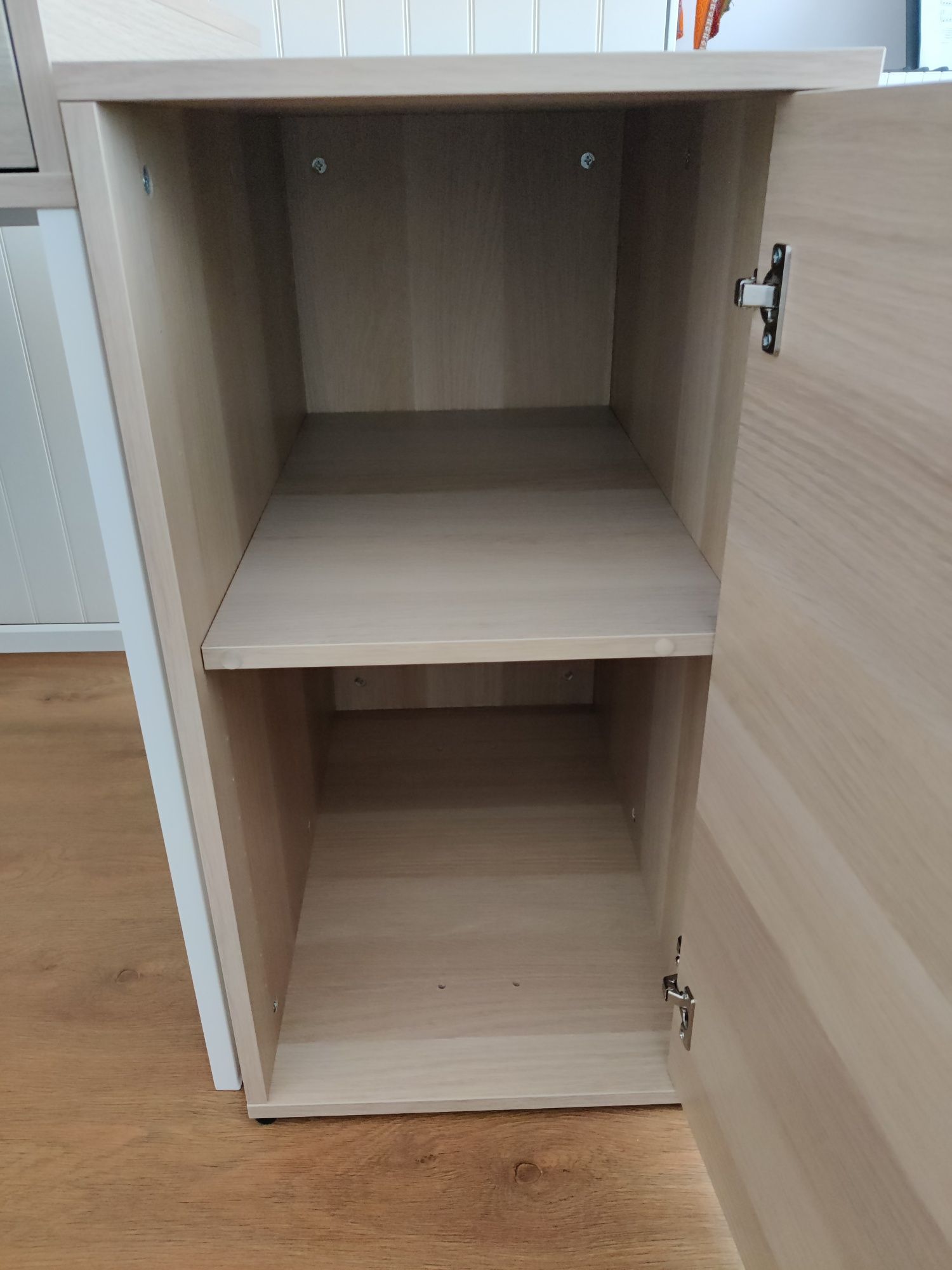 Biurko i szafka Alex Ikea dąb