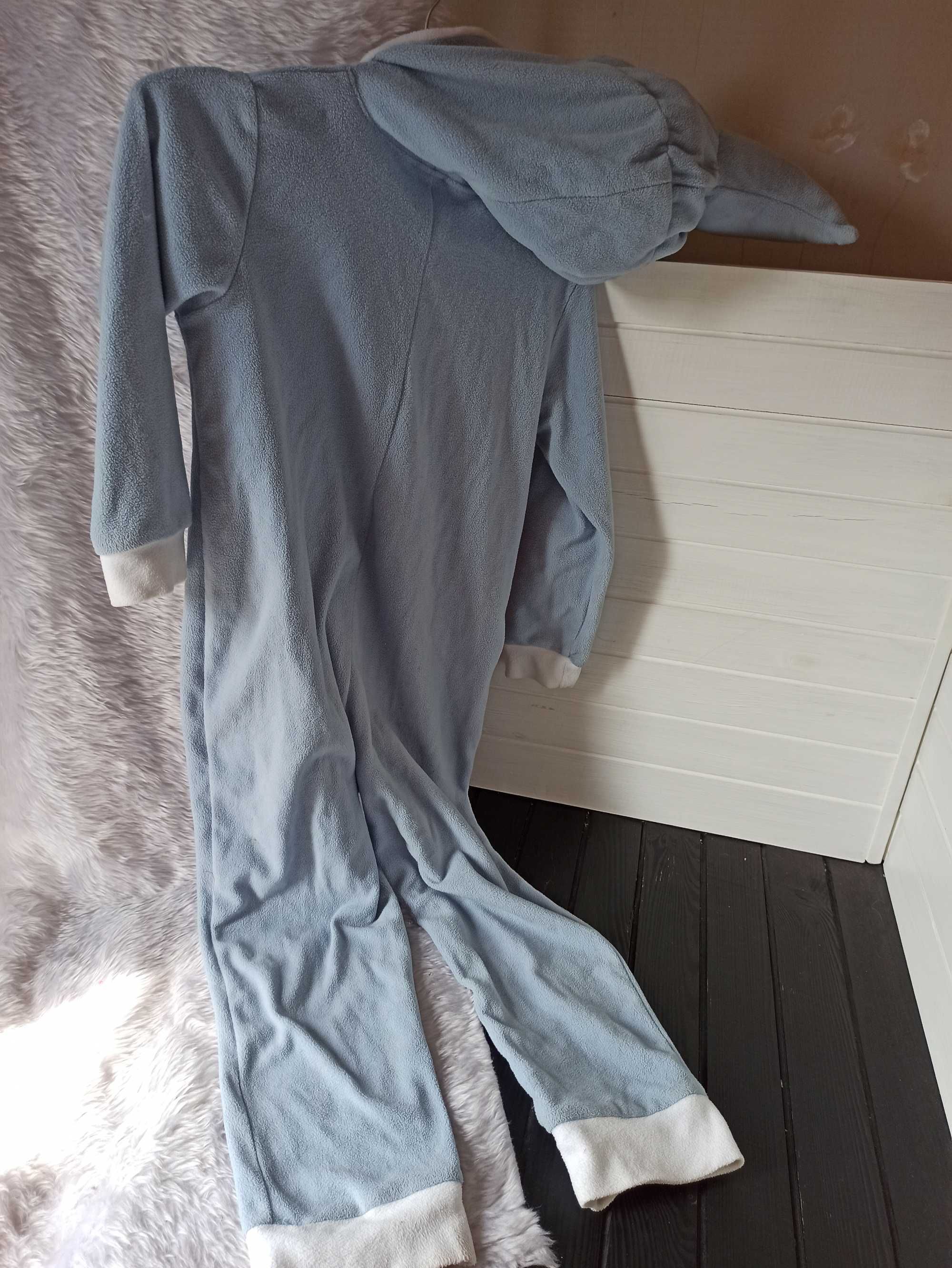 Флісовий кігурумі піжама комбінезон акула акульонок 7-8 років
