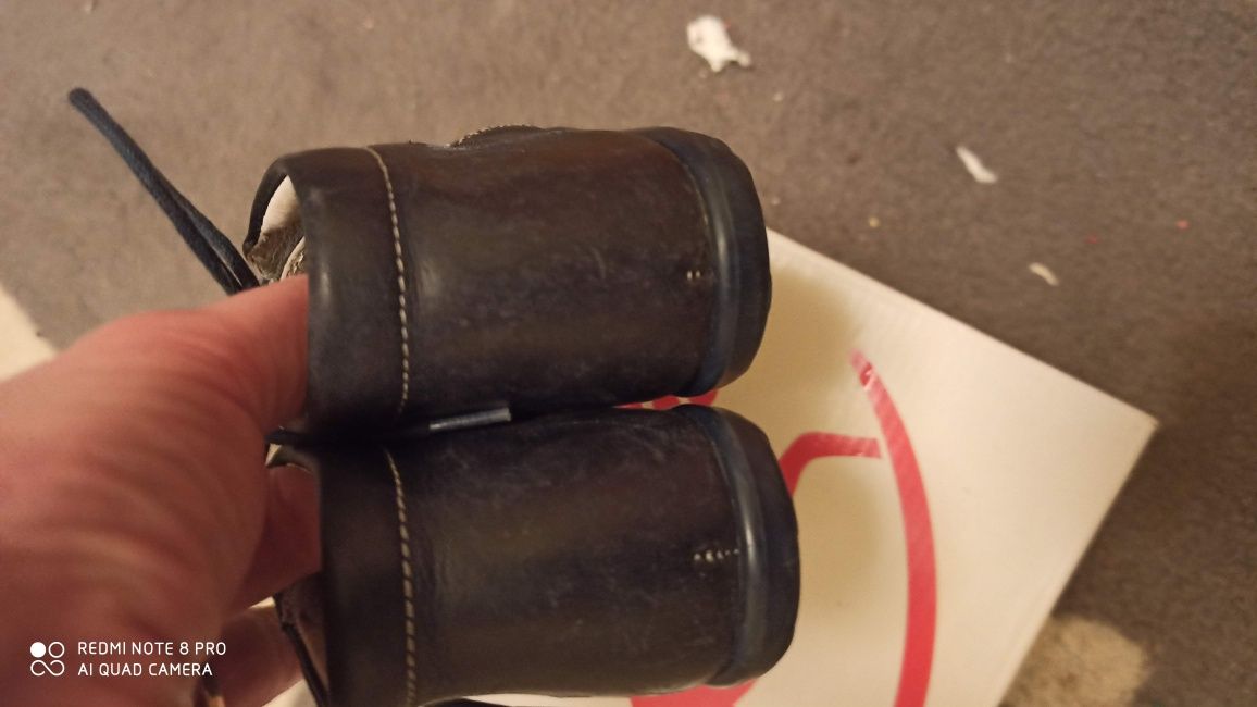 STAN IDEALNY Buty EMEL do nauki chodzenia r. 19 wiosenne trzewiki