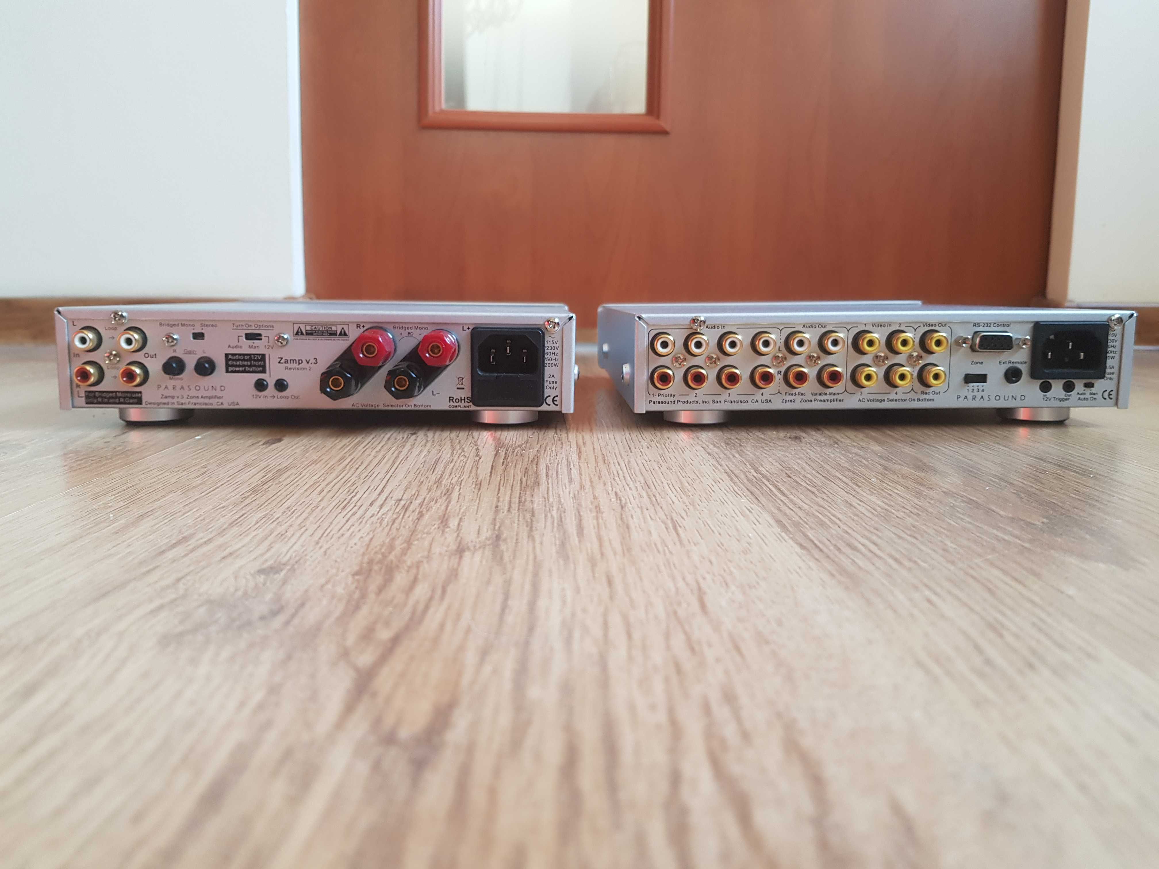 Parasound ZampV.3 + Zpre2 - preamp + końcówka mocy
