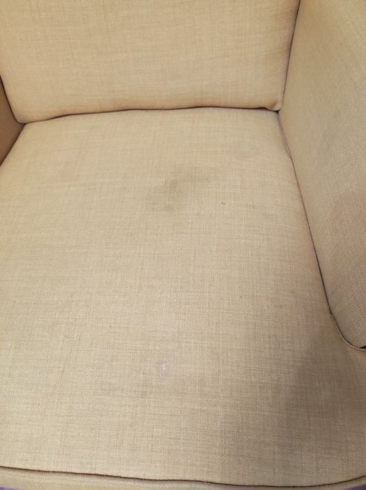 Fotel Ikea z podnóżkiem