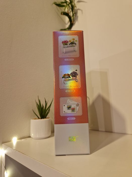 Klocki 2x kwiaty doniczkowe