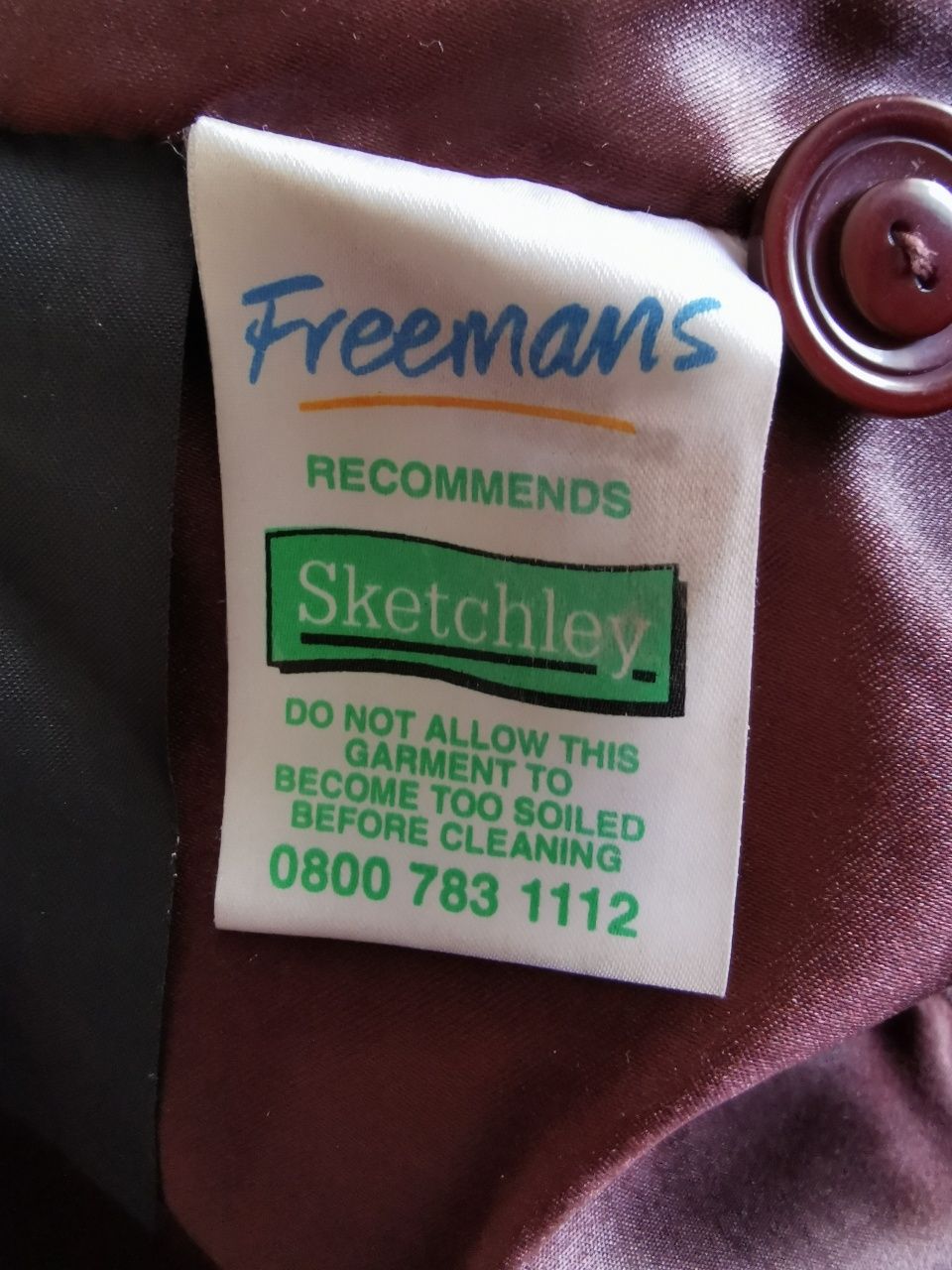 Шкіряний жакет Freemans Sketchley