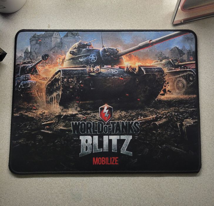 Коврик для мишки комп'ютерний world of tanks тканинний
