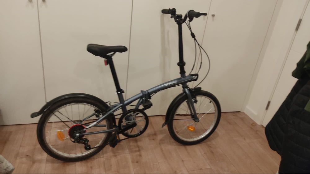 Bicicleta de cidade dobrável btwin tilt 120