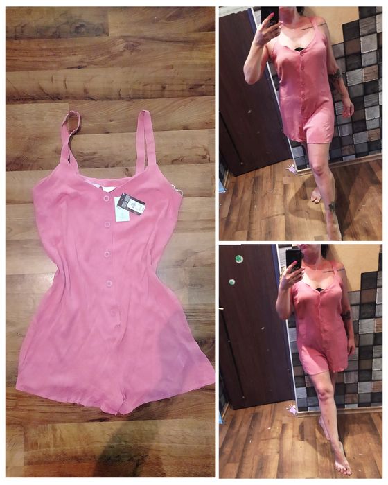 Лот женских летних вещей S, 158-164 см. Платье, шорты, ромпер