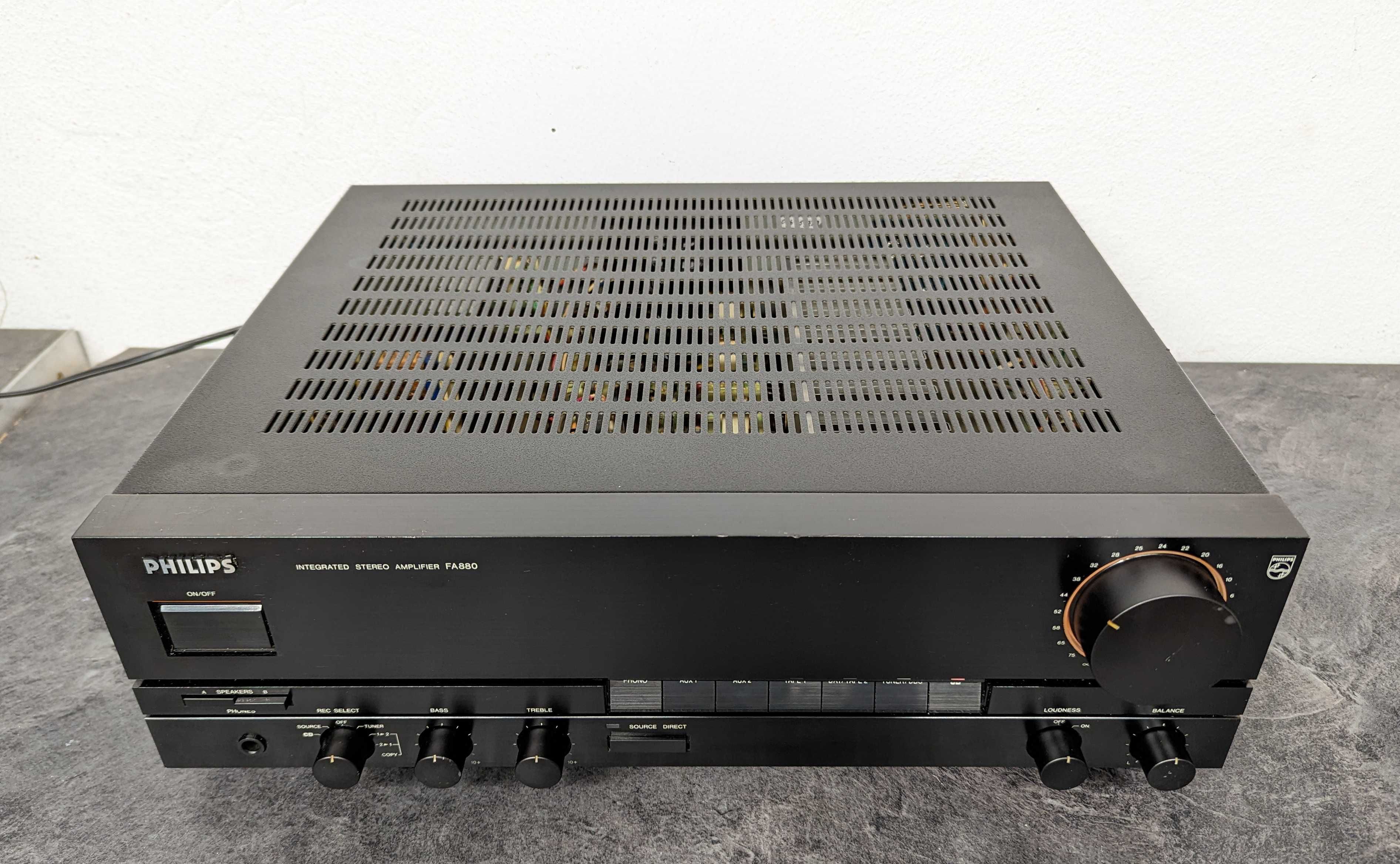 Підсилювач Philips FA 880. 2 x 85 Watt. Made in Japan.