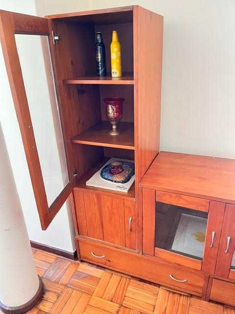 Moveis de sala em madeira