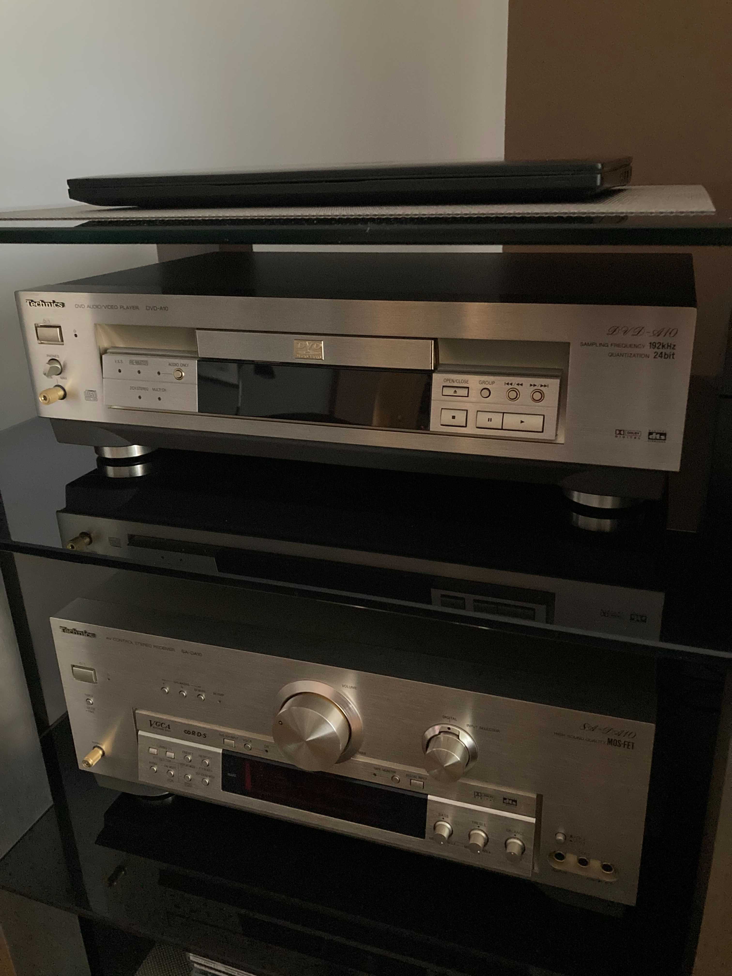 Technics DVD-A10 + SA-DA10  + Kol. Canton + Subwoofer Can. + szafka .