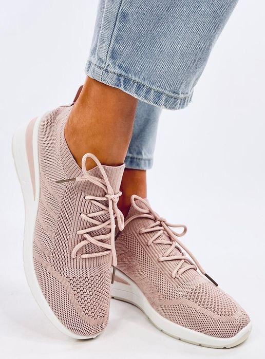 Buty Sportowe Na Ukrytym Koturnie Croft Pink