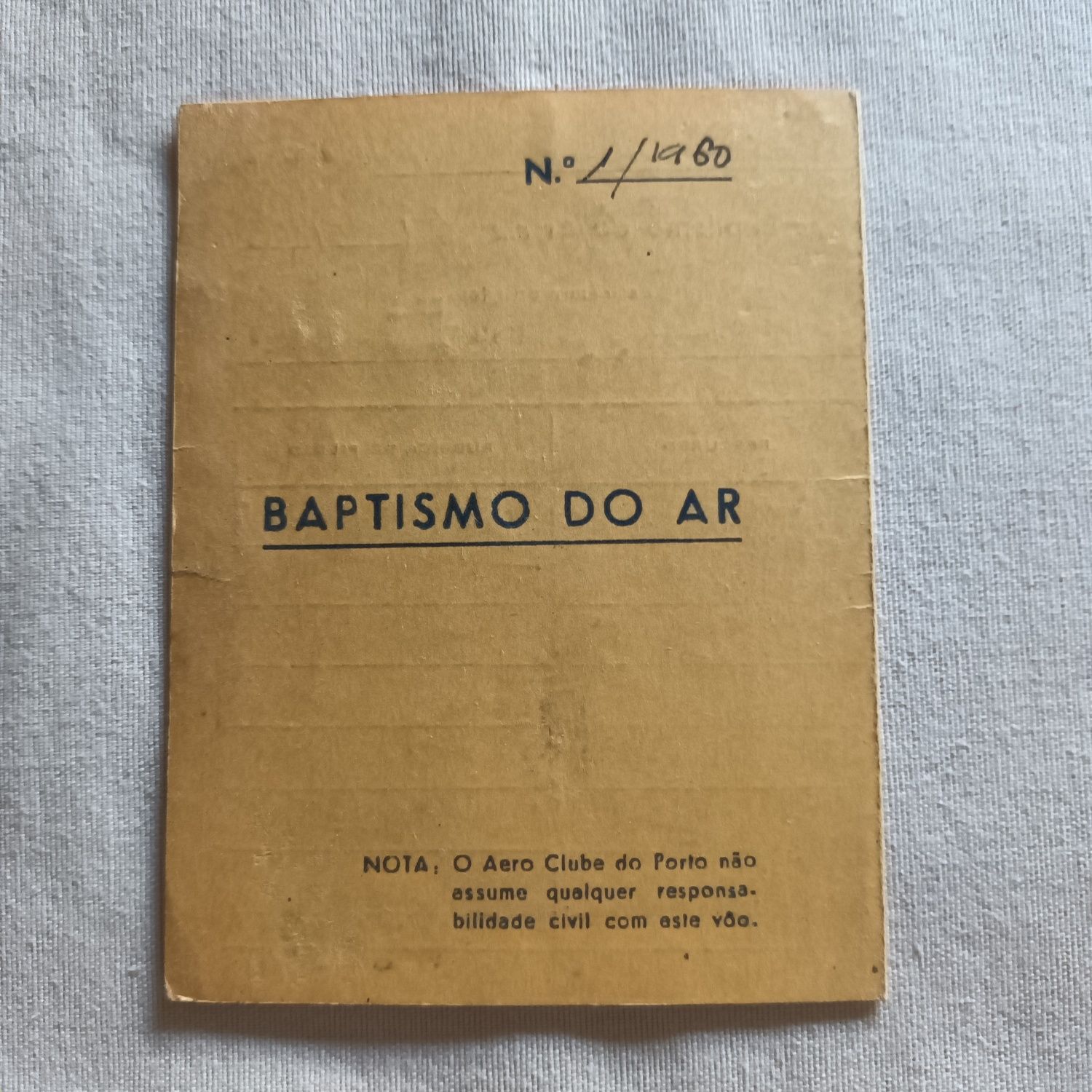 Batismo do ar aero clube do porto