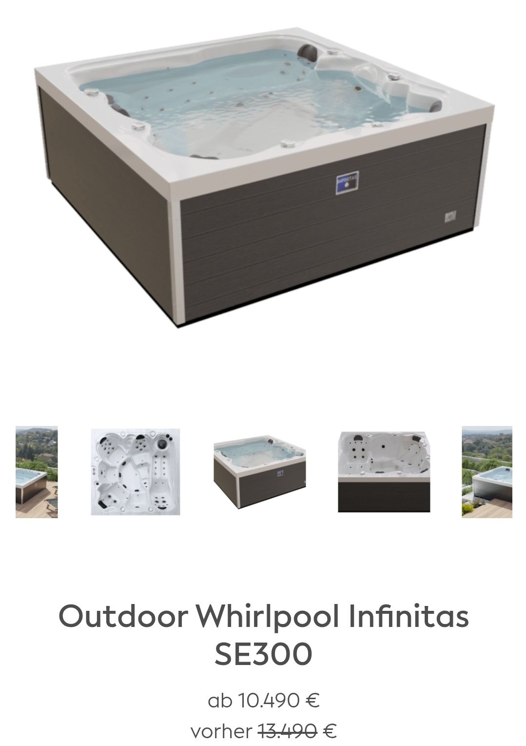 Nowe Jacuzzi infinitas se 300 ogrodowe najlepsza cena