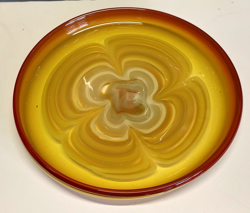 Patera szkło kolorowe sodowe