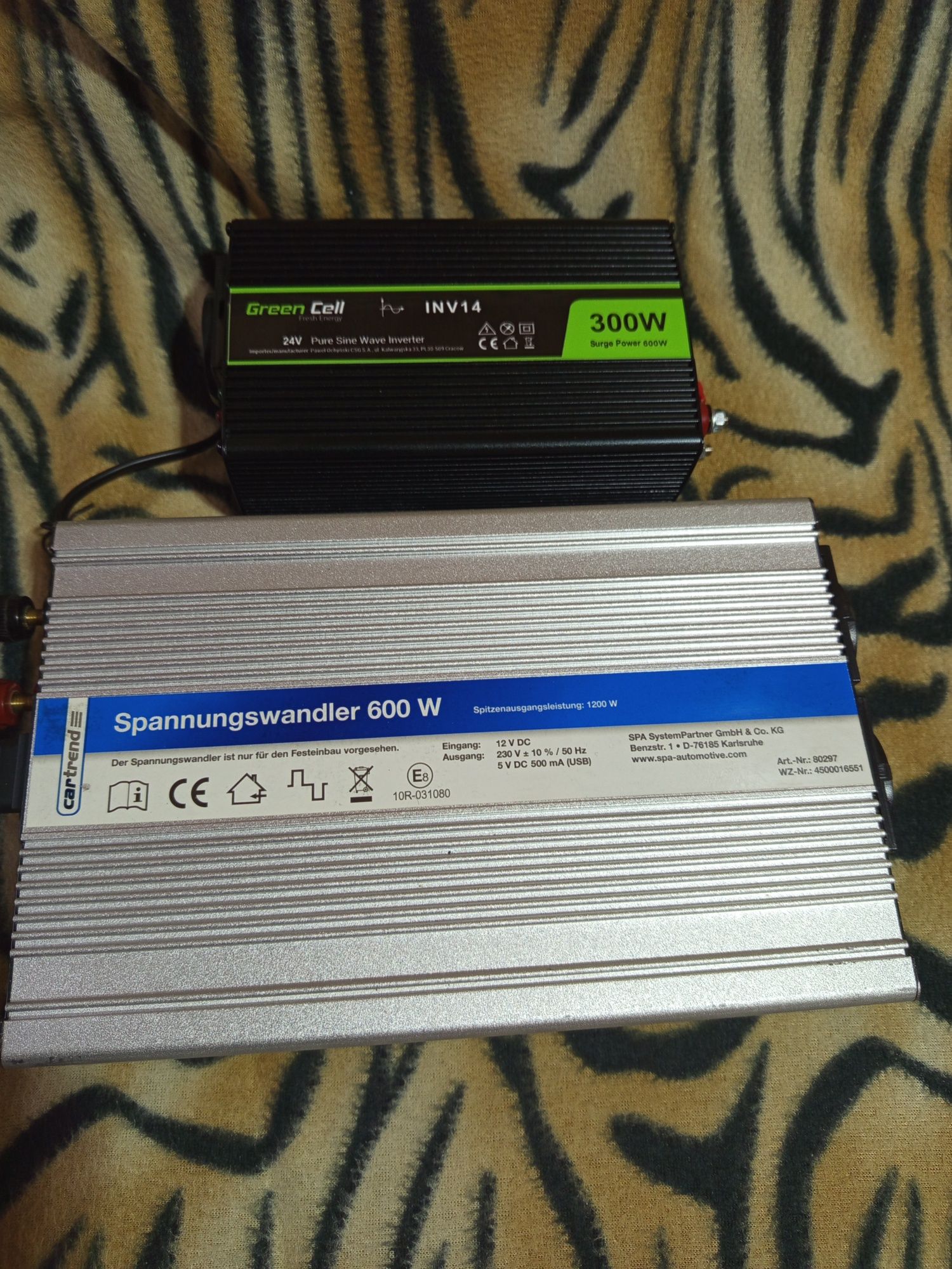 Sprzedam przetwornice 12 volt+