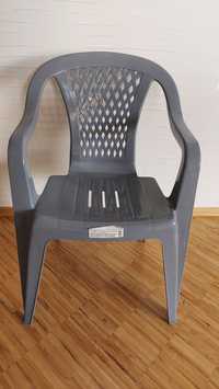 Fotel krzesło ogrodowe szare nowe !