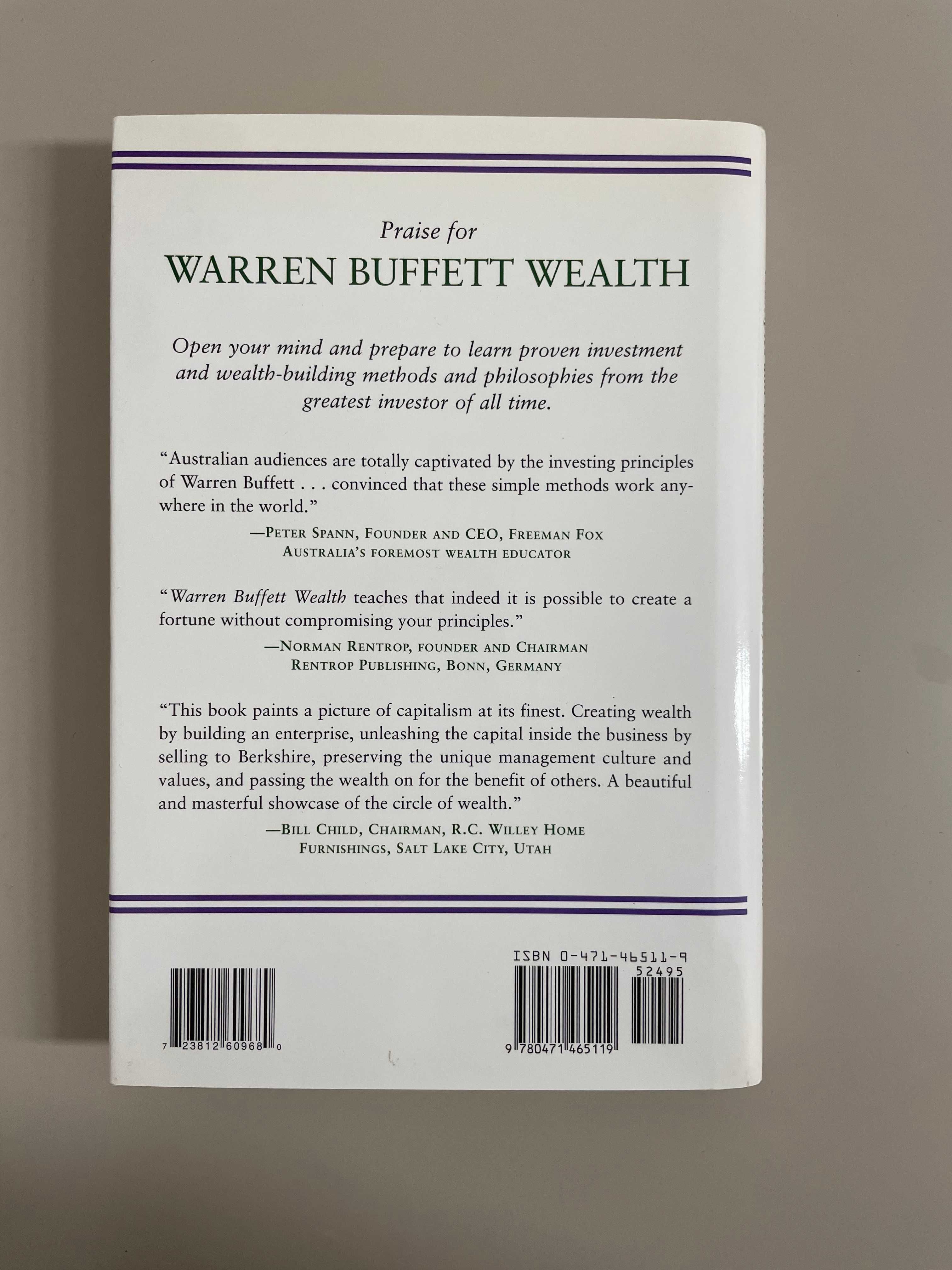 Livro: Warren Buffet; Wealth - Robert P. Miles