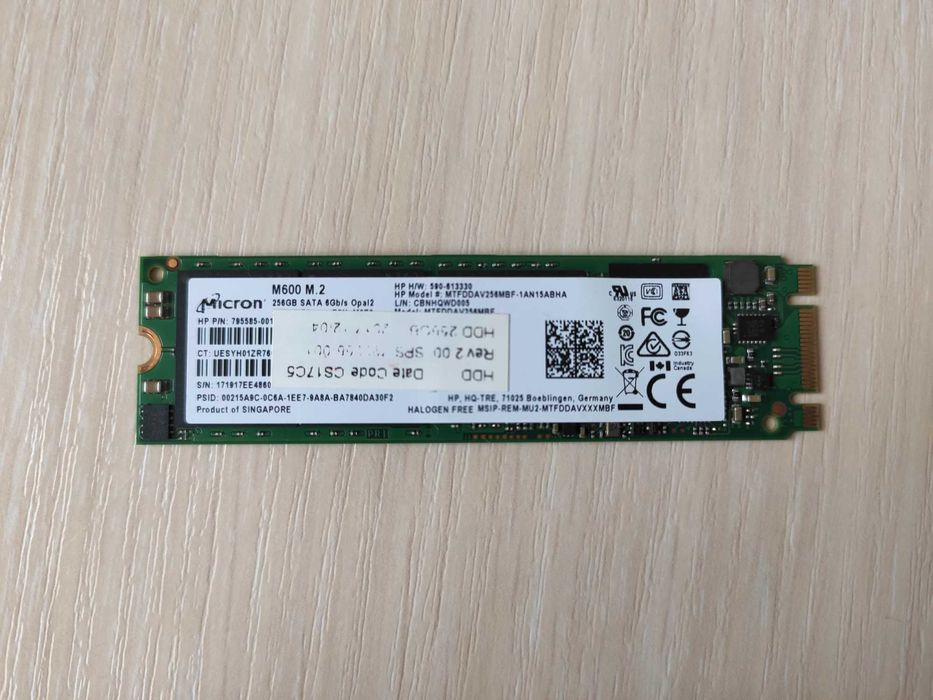 Накопичувач SSD Samsung 870 EVO Micron M600 Зовнішня кишеня для M.2
