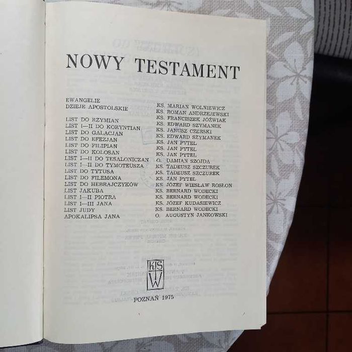 Pismo Świete Biblia Poznańska 3 Tomowe wydanie 1973-75