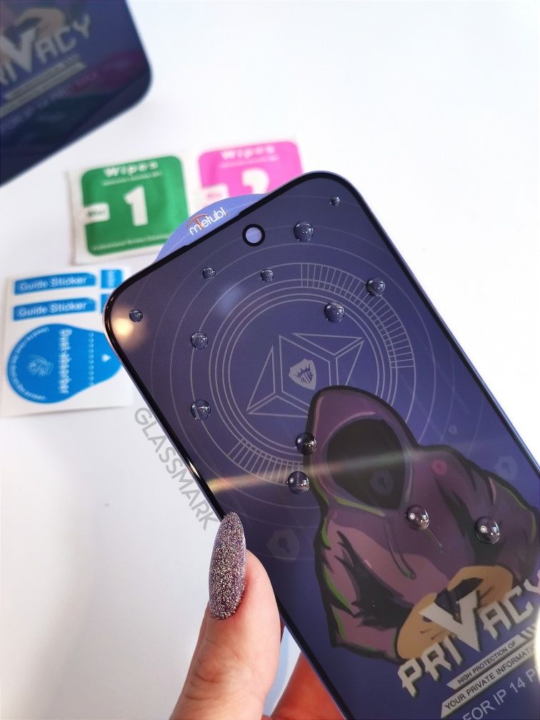 Защитное стекло приватное антишпион iPhone 14 Pro Max rivate 14pro